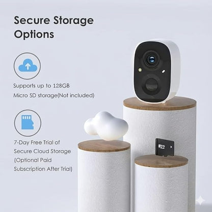 GMK Solar Security Cameras Wireless Outdoor, - Image 7