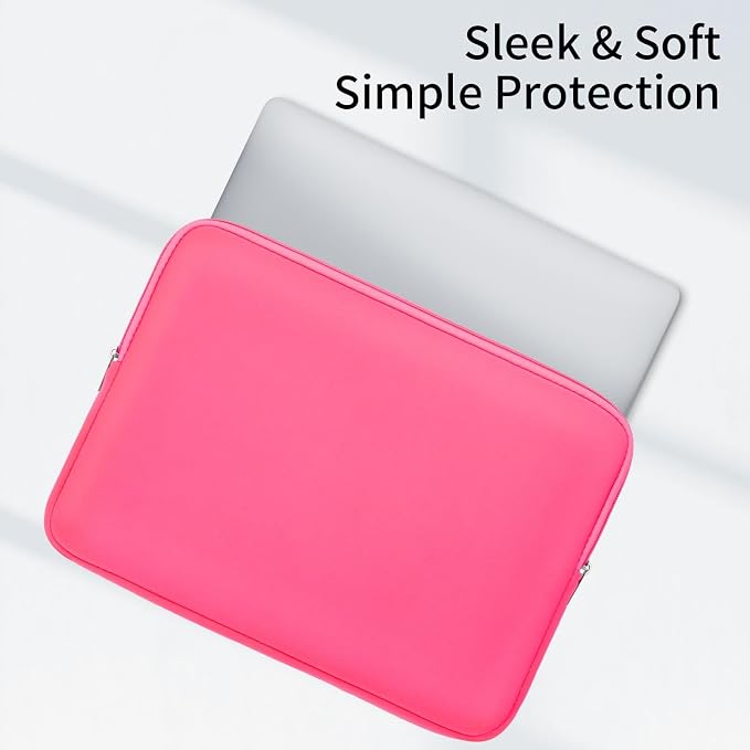 RAINYEAR 14 Inch Laptop Sleeve Protective Case Soft Lining Padded Zipper Cover - Image 2