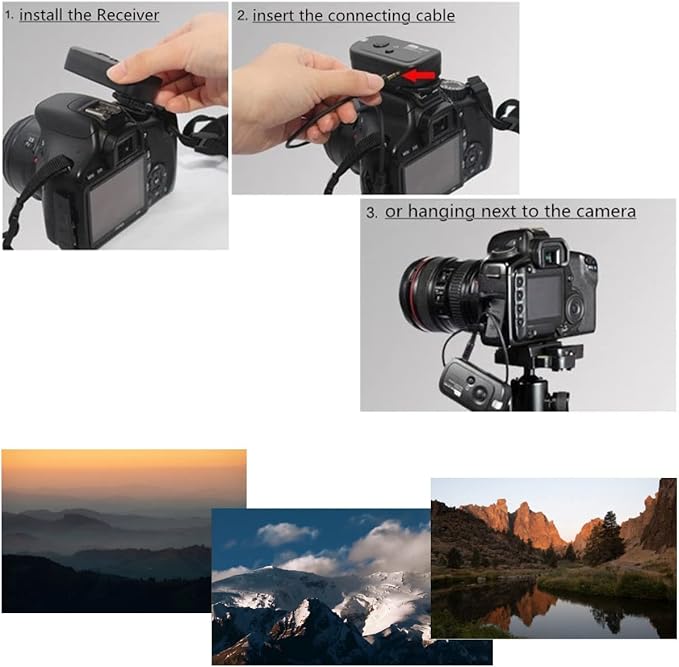 Pixel RW221-DC0 Camera Remote Shutter Release Wireless Radio Control Compatible - Image 5
