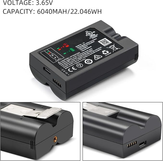 1 Pack V4 6040mAh Battery Replacement - Image 2