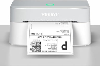 MUNBYN Bluetooth Thermal Label Printer RW403B, Wireless 4x6 Shipping Label by MUNBYN