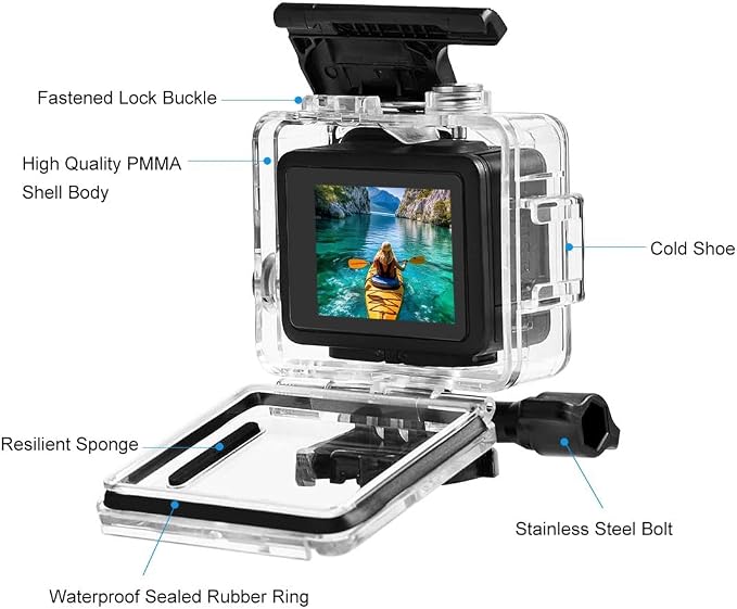 PULUZ 196FT/60M Waterproof Housing Case - Image 4