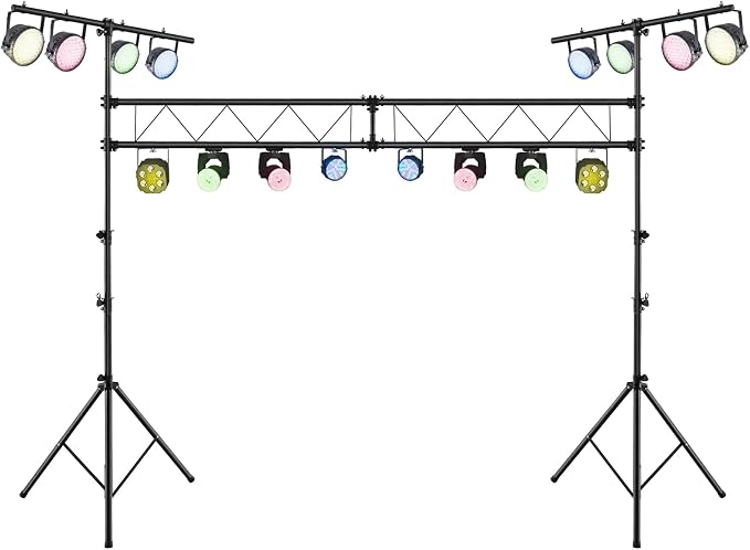 S AFSTAR DJ Light Stand, 14 FT Heavy Duty Metal Lighting Truss System by Safstar