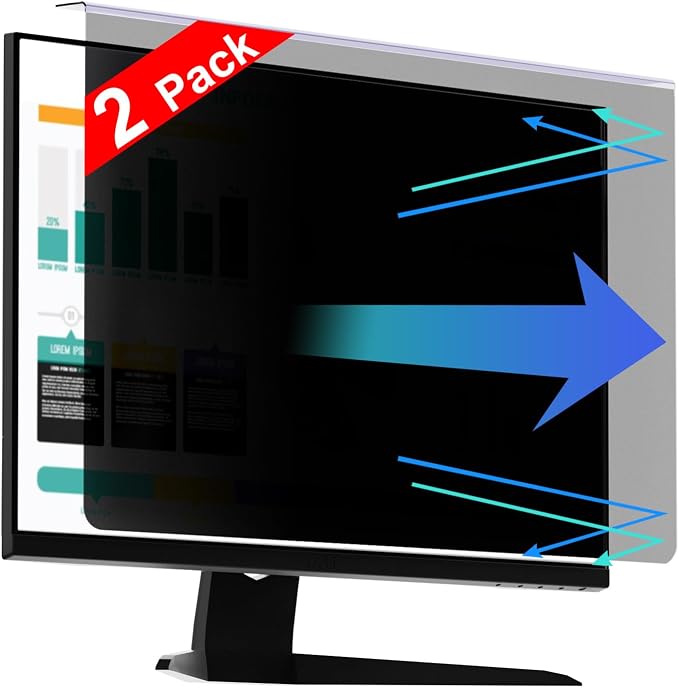 【2 Pack】 27 Inch Privacy Screen Protector by RedANGEL