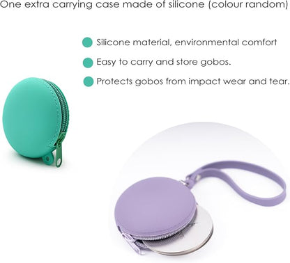 16Pcs Round Gobos Kit for Optical Snoot, 66mm/2.6in Metal Plate Patterns for - Image 7