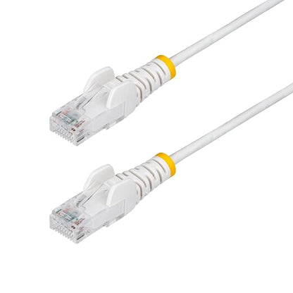 StarTech.com 50ft White Slim CAT6 Ethernet Cable, Snagless RJ45, 28AWG Pure by StarTech