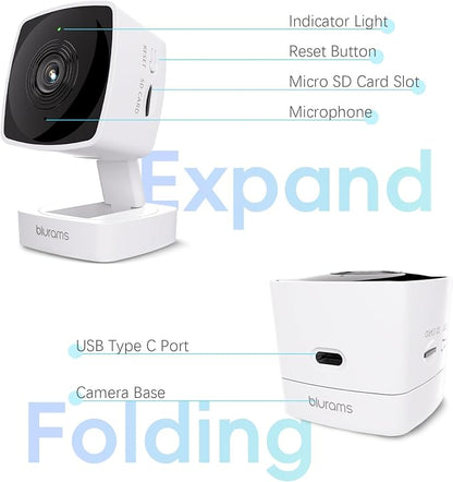 blurams Window Cameras for Home Security 5G&2.4G, 2K Security Camera Indoor - Image 8