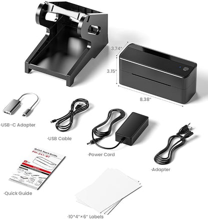 Phomemo Bluetooth Thermal Label Printer, 241BT 4X6 Wireless Shipping Label - Image 7