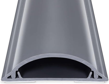 Cord Cover Floor 34in, Large Capacity Floor Cable Cover, Hard PVC Cord Hider by ZhiYo