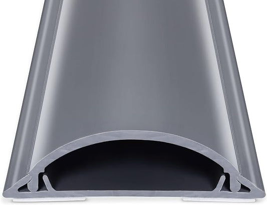 Cord Cover Floor 34in, Large Capacity Floor Cable Cover, Hard PVC Cord Hider by ZhiYo