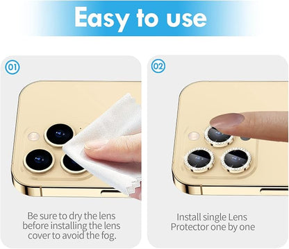 for iPhone 14 Pro/14 Pro Max Camera Lens Protector Bling, 9H Hardness - Image 7
