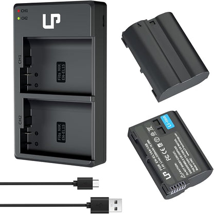 LP EN-EL15 EN EL15a Battery Charger Pack, Compatible by LP