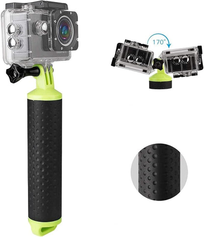 WOLFANG Action Camera Floating Hand Grip Camera Handle Waterproof Monopod Hand by WOLFANG