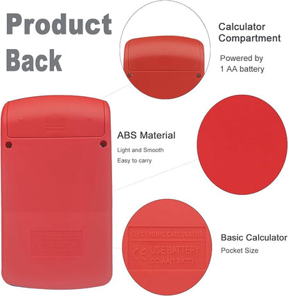 Basic Calculator Dual Power 8 Digit Desktop Calculator - Image 3