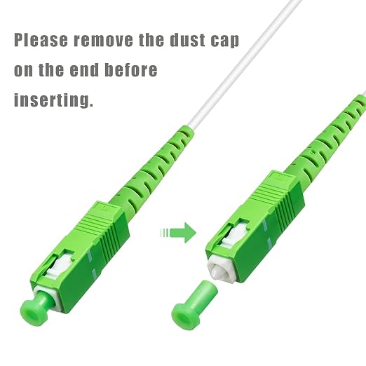 20Pack - 1m SC/APC to SC/APC Fiber Optic Internet Cable, Armored Single Mode - Image 5