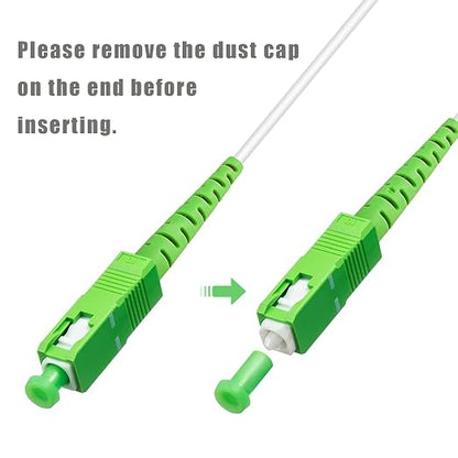 20Pack - 1m SC/APC to SC/APC Fiber Optic Internet Cable, Armored Single Mode - Image 5