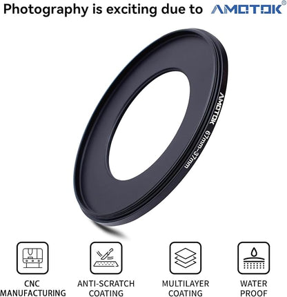 67mm Lens to 37mm Camera Lens Adapter, 67mm to 37mm Filter Step-Down Ring - Image 2