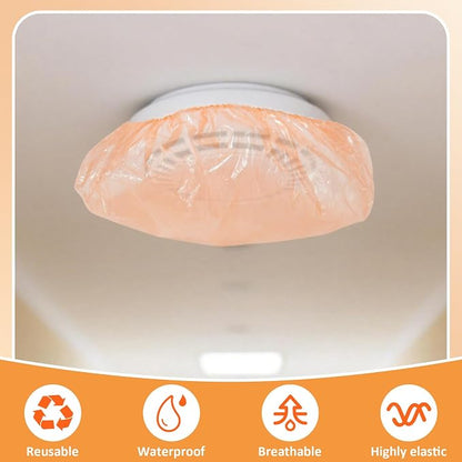 12 Pcs Orange Smoke Detector Covers - Image 3