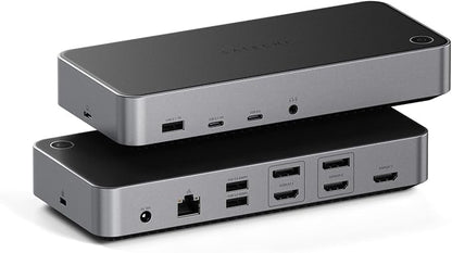 Satechi 13 in 1 Triple 4K USB C Docking Station, 100W Charging, 2 DP, 3 HDMI by Satechi