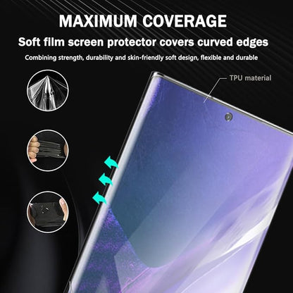 3+2 Pack Screen Protector for Samsung Galaxy Note 20 Ultra Flexible TPU Film - Image 8