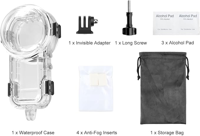 PULUZ Invisible Dive Case for Insta360 X5, Waterproof Case Diving Housing Cover - Image 7