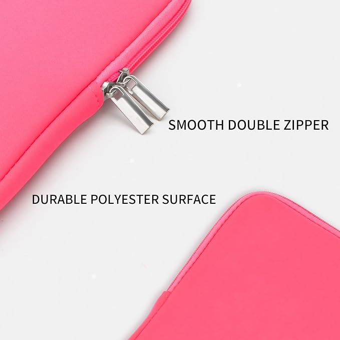 RAINYEAR 15 Inch Laptop Sleeve 15" Protective Soft Case Padded Carrying Cover - Image 3