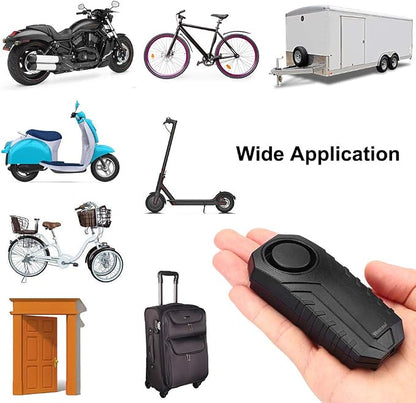 Wsdcam 113dB Bike Alarm Wireless Vibration Motion Sensor Waterproof Motorcycle - Image 6