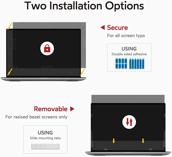bersem 17.3 Inch Laptop Privacy Screen - Image 5