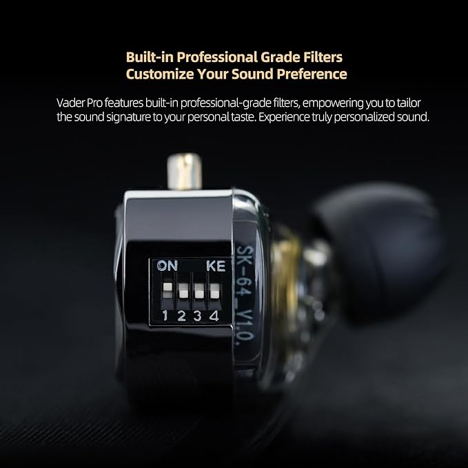 KZ Vader Pro USB C Headphones, in-Ear Monitors Triple Dynamic Driver IEM - Image 5