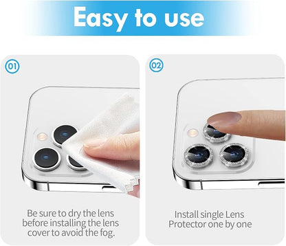 for iPhone 14 Pro/14 Pro Max Camera Lens Protector Bling, 9H Hardness - Image 7