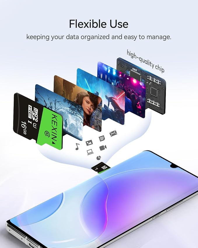 KEXIN 16GB Micro SD Card 3 Pack - Image 6