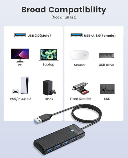 USB 3.0 Hub, ORICO 4-Port USB Hub - Image 4