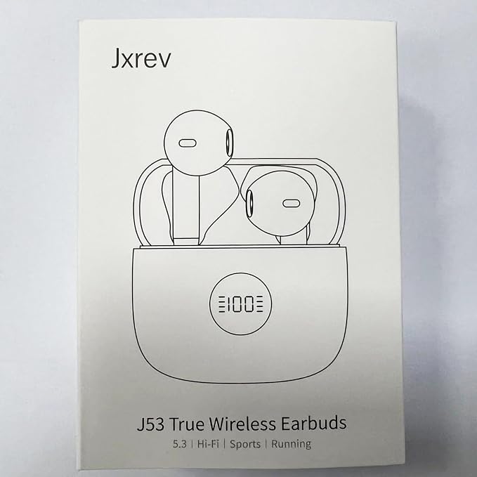 Jxrev Wireless Earbuds Bluetooth 5.4 Headphones Noise Cancelling, Earphones - Image 8