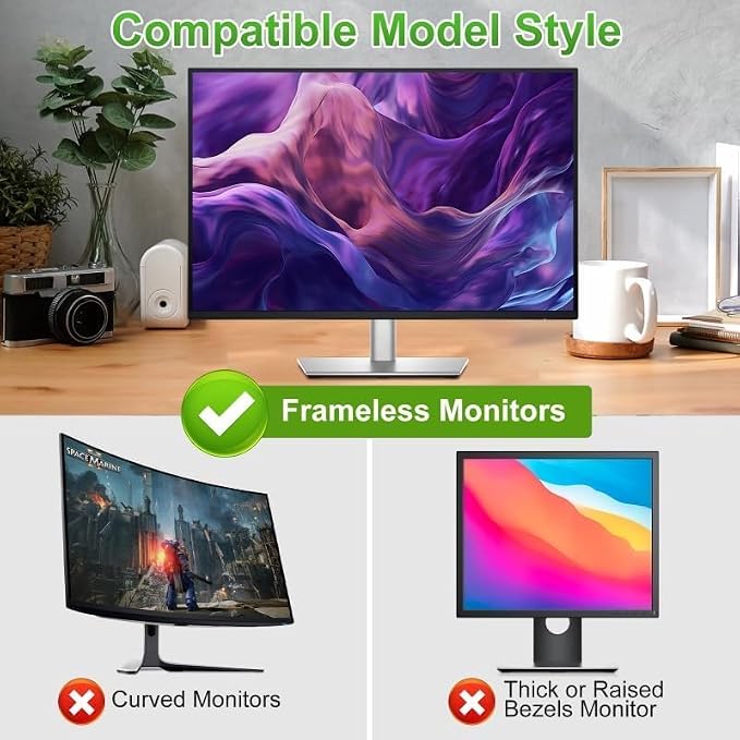Magnetic Computer Privacy Screen Filter 27 Inch, Removable Hanging Aluminum - Image 6