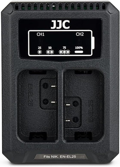 JJC EN-EL25 Battery Charger USB Dual Slot by JJC