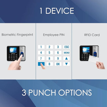 RFID Cards Compatible with Time Clock H1 H2 H3-125KHz RFID Proximity Employee - Image 6