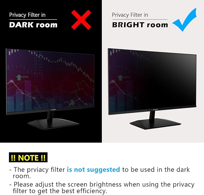 FILMEXT [2 Pack 21.5 Inch Computer Privacy Screen Filter - Image 8