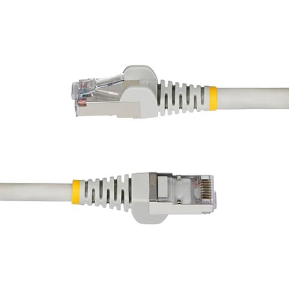 StarTech.com 50ft Gray CAT6a Ethernet Cable, Snagless RJ45, 100W PoE++ - Image 3
