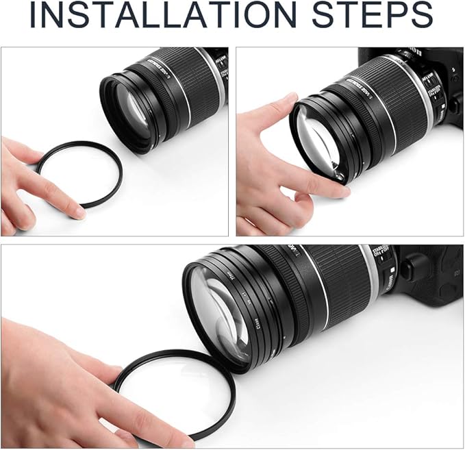 52mm Close-up Filter Kit 4 Pieces Macro Filter Set - Image 5