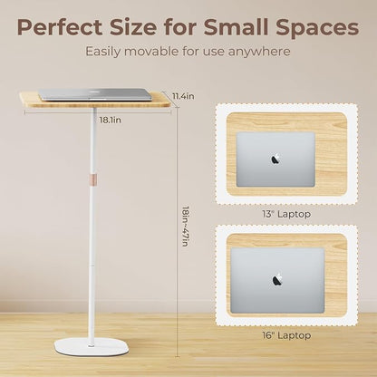 Portable Laptop Floor Stand, Bedside/Sofa Table - Image 6