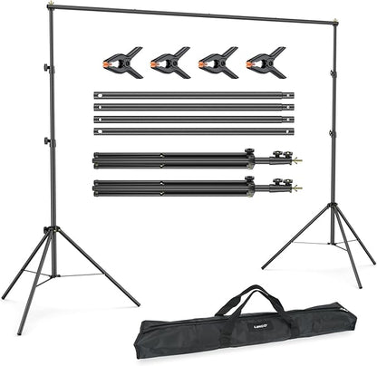 LINCO Lincostore Backdrop Support Stand Kit 10x6.5ft Adjustable Photography by LINCO
