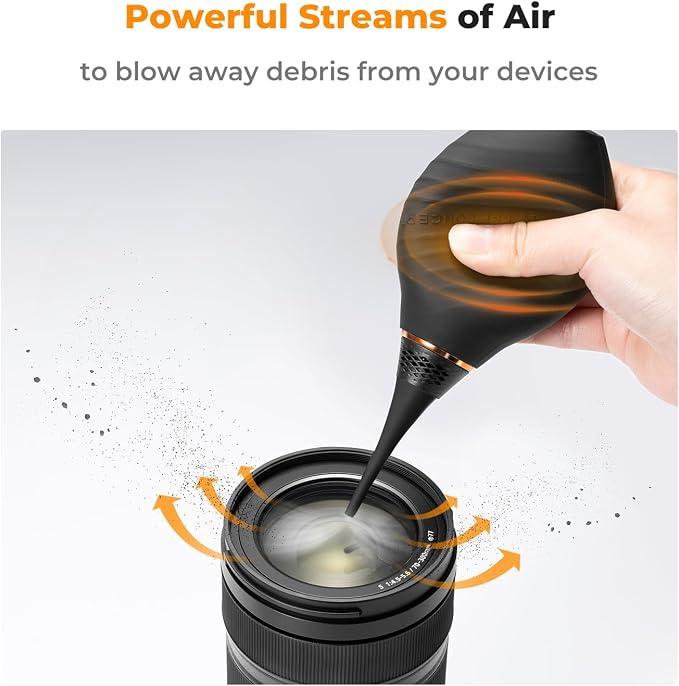 K&F CONCEPT Soft Tip Strong Air Blower, Single Air Intake Camera Lens Blower - Image 3