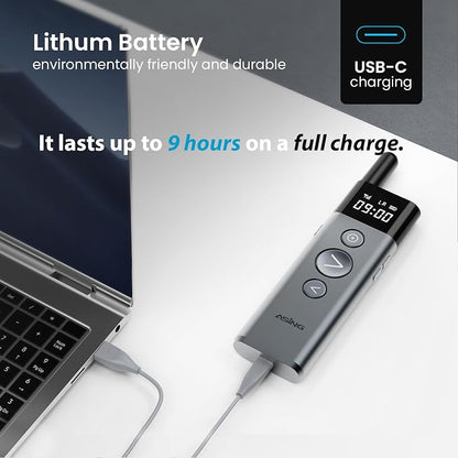 ASING Up to 980ft Long Range Wireless Presentation Remote, PowerPoint Clicker - Image 5