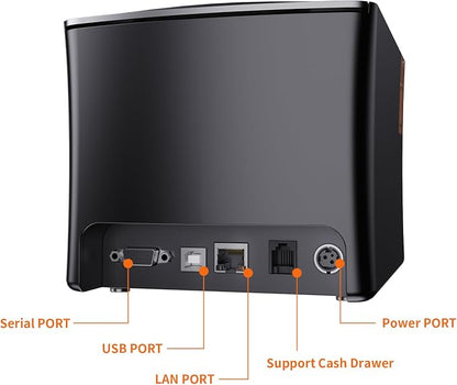 Rongta Thermal Receipt Printer, 80mm High-Speed POS Printer - Image 4