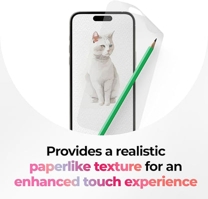 SIELO 2 Pack Matte Screen Protector iPhone 14 promax, 9H Hardness Shatterproof - Image 3
