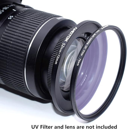 52mm Lens to 72mm Camera Filters Ring Compatible All 52mm Camera Lenses to 72mm - Image 8