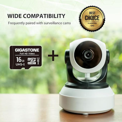 GIGASTONE 16GB Micro SD Card 5-Pack, FHD Video, Surveillance Security Cam - Image 4