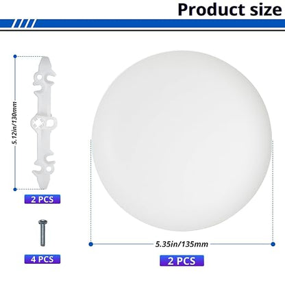 MAKERELE CP3540 Round Wall Cover Plate Kits, Include 2 x CP3540 Plate 2 x - Image 2