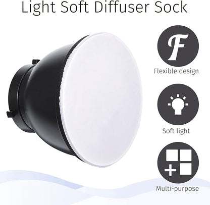 3 Pcs Light Diffuser, Standard Cloth Diffusers Lights Sock - Image 6