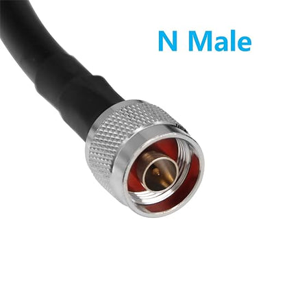 50ft N Male to SMA Male Cable, SMA to N Cable 50 ohm Ultra Low Loss KMR240 - Image 3